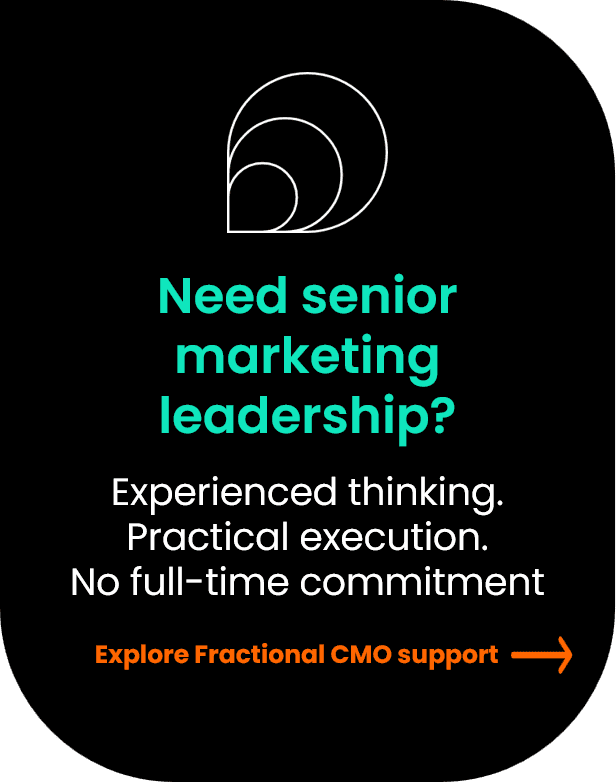 ReStrategy Fractional CMO support for technology businesses – experienced marketing leadership without the full-time commitment.